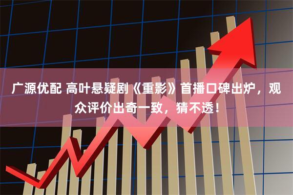 广源优配 高叶悬疑剧《重影》首播口碑出炉,观众评价出奇一致,猜不透!